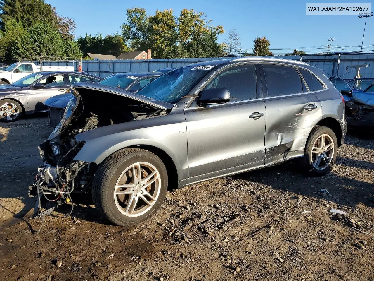 2015 Audi Q5 Premium Plus VIN WA1DGAFP2FA102677 фото 1