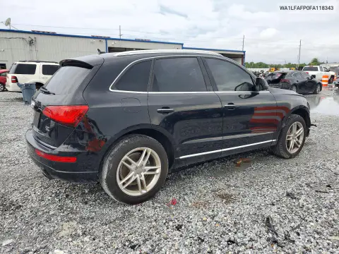 2015 Audi Q5 Premium Plus VIN WA1LFAFP0FA118343 фото 3