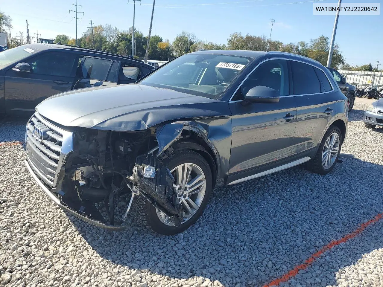 2018 Audi Q5 Premium Plus VIN WA1BNAFY2J2220642 фото 1