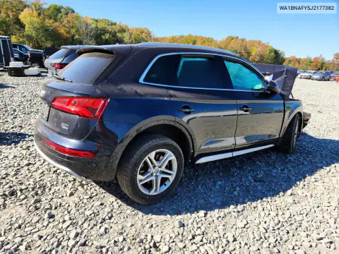WA1BNAFY5J2177382 — 2018 Audi Q5, photo 3 from Copart, Front end