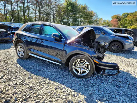 WA1BNAFY5J2177382 — 2018 Audi Q5, photo 4 from Copart, Front end