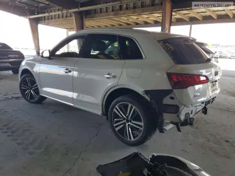 WA1E2AFY9L2051681 — 2020 Audi Q5, photo 2 from Copart, Rear end