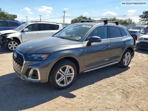 WA1E2AFY5M2028559 — 2021 Audi Q5, უკანა ნაწილი, ფოტოები შეკეთებამდე