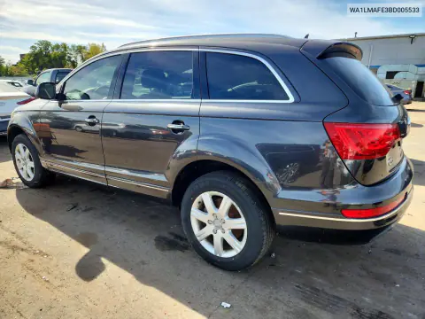 2011 Audi Q7 Premium Plus VIN WA1LMAFE3BD005533 фото 2