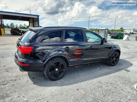 2013 Audi Q7 Prestige VIN WA1WMAFE7DD000741 фото 3