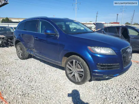 2015 Audi Q7 Premium Plus VIN WA1LGAFEXFD025419 фото 4