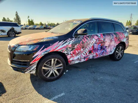 WA1LGAFE1FD019668 — 2015 Audi Q7, Вандализм, фото до ремонта