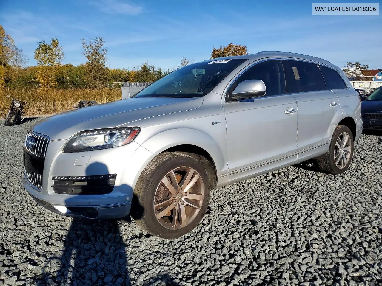 2015 Audi Q7 Premium Plus VIN WA1LGAFE6FD018306 фото 1