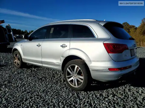 2015 Audi Q7 Premium Plus VIN WA1LGAFE6FD018306 фото 2