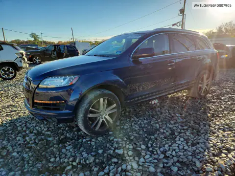WA1LGAFE6FD007905 — 2015 Audi Q7, Parte delantera, fotos antes de reparar