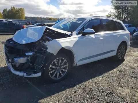WA1LAAF78HD056626 — 2017 Audi Q7, Передняя часть, фото до ремонта