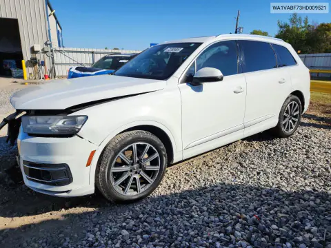 WA1VABF73HD009521 — 2017 Audi Q7, Передняя часть, фото до ремонта