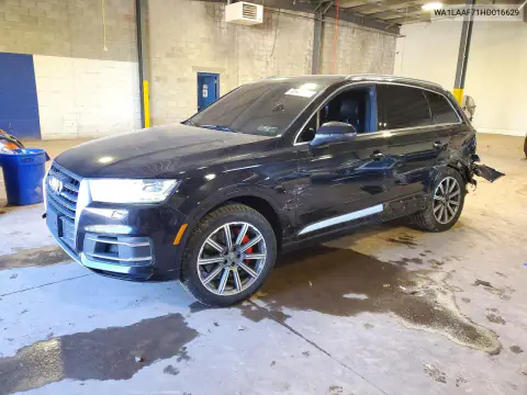 WA1LAAF71HD016629 — 2017 Audi Q7, Боковая часть, фото до ремонта