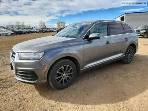 WA1WAAF70HD026758 — 2017 Audi Q7, Механические повреждения, фото до ремонта