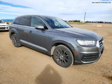 WA1WAAF70HD026758 — 2017 Audi Q7, фото 4 с аукциона Copart 20.10.2026, Механические повреждения