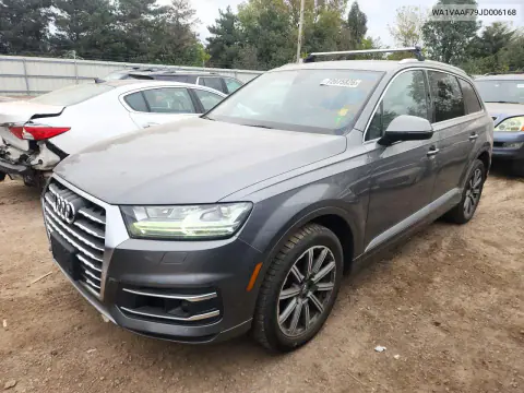 2018 Audi Q7 Prestige VIN WA1VAAF79JD006168 фото 1