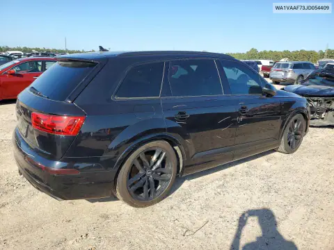 WA1VAAF73JD054409 — 2018 Audi Q7, фото 3 с аукциона Copart, вандализм