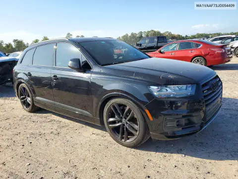 WA1VAAF73JD054409 — 2018 Audi Q7, фото 4 с аукциона Copart, вандализм
