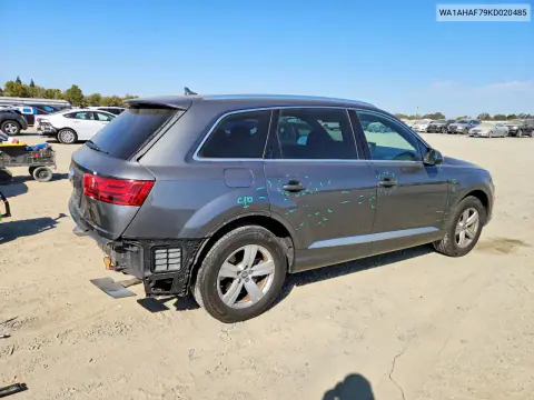 2019 Audi Q7 Premium VIN WA1AHAF79KD020485 фото 3