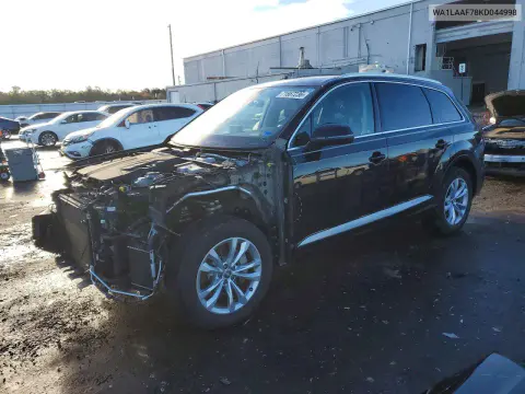 2019 Audi Q7 Premium Plus VIN WA1LAAF78KD044998 фото 1