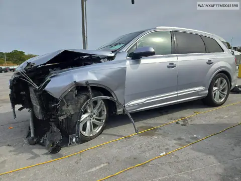 2021 Audi Q7 Prestige VIN WA1VXAF77MD041598 фото 1