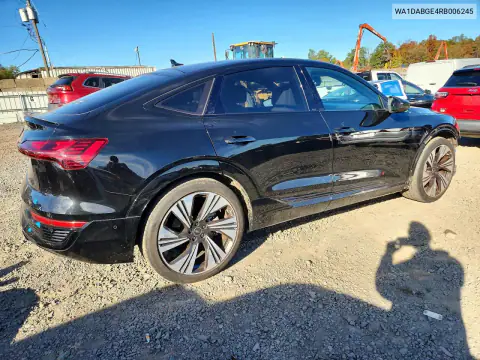 WA1DABGE4RB006245 — 2024 Audi Q8 E-Tron, ფოტო 3, Copart, წინა ნაწილი