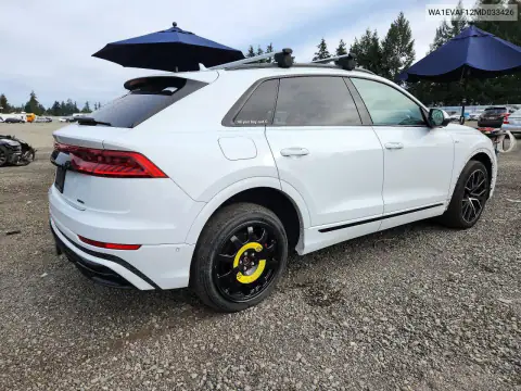 WA1EVAF12MD033426 — 2021 Audi Q8, фото 3 с аукциона Copart 30.10.2026, ПЕРЕДНЯЯ ЧАСТЬ
