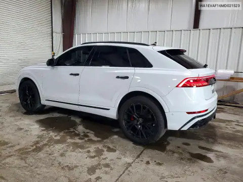 WA1EVAF16MD021523 — 2021 Audi Q8, фото 2 с аукциона Copart, Мелкие вмятины и царапины