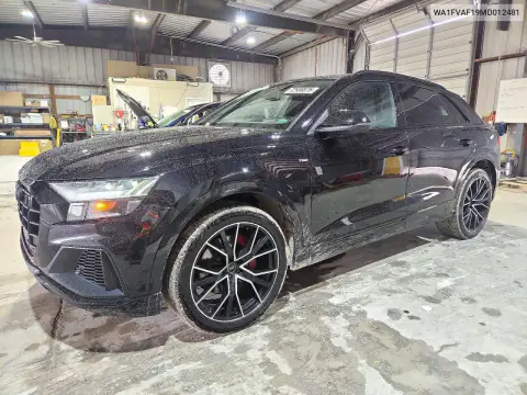 WA1FVAF19MD012481 — 2021 Audi Q8, Drobne wgniecenia i rysy, zdjęć przed naprawą
