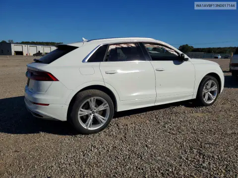 2022 Audi Q8 Premium VIN WA1AVBF13ND017144 фото 3