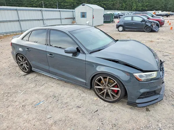WAUB1GFF0J1021224 — 2018 Audi S3, photo 4 from Copart, Front end