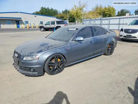 WAUBGAFL4CA114560 — 2012 Audi S4, Задняя часть, фото до ремонта