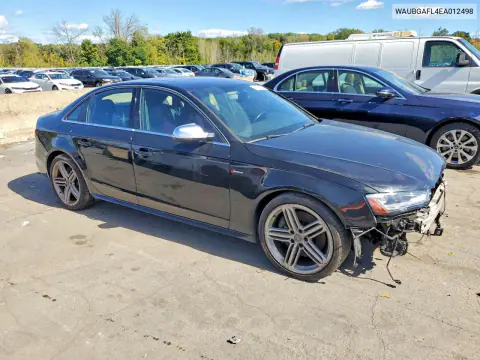 2014 Audi S4 Premium Plus VIN WAUBGAFL4EA012498 фото 4
