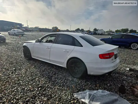 2014 Audi S4 Premium Plus VIN WAUBGAFL8EA078214 фото 2