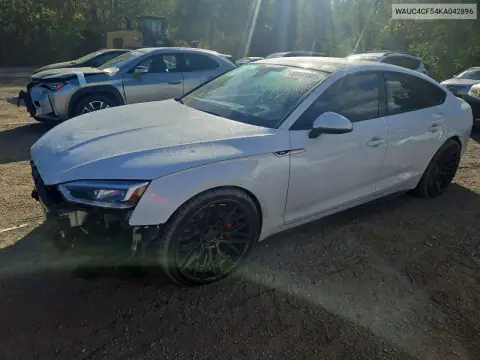 WAUC4CF54KA042896 — 2019 Audi S5, Передня частина, фото до ремонту