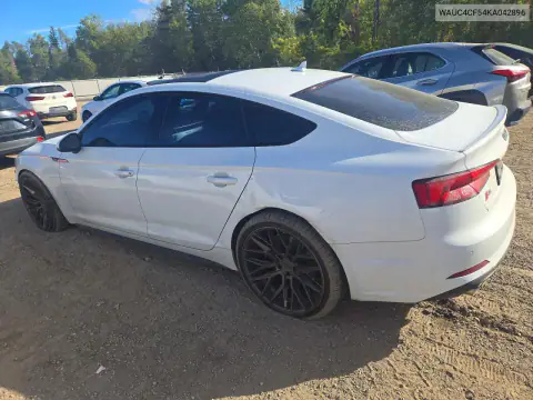 WAUC4CF54KA042896 — 2019 Audi S5, foto 2 de Copart, Parte delantera