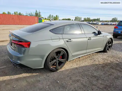WAUB4CF59LA002603 — 2020 Audi S5, фото 3 с аукциона Copart 27.10.2026, Град