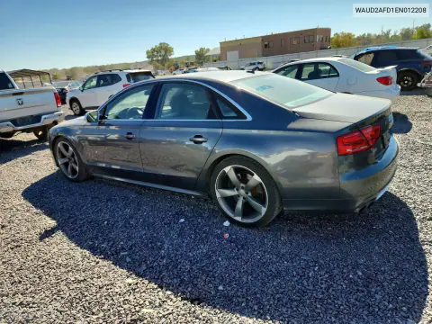 2014 Audi S8 Quattro VIN WAUD2AFD1EN012208 фото 2