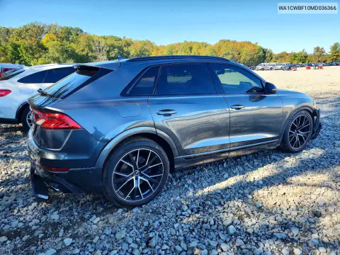 2021 Audi Sq8 Prestige VIN WA1CWBF10MD036366 фото 3