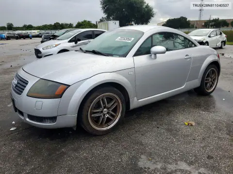 TRUSX28N811040537 — 2001 Audi TT, Передняя часть, фото до ремонта