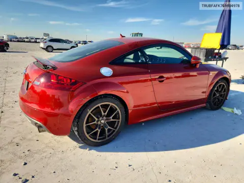 2014 Audi Tt Premium Plus VIN TRUBFAFK7E1004978 фото 3