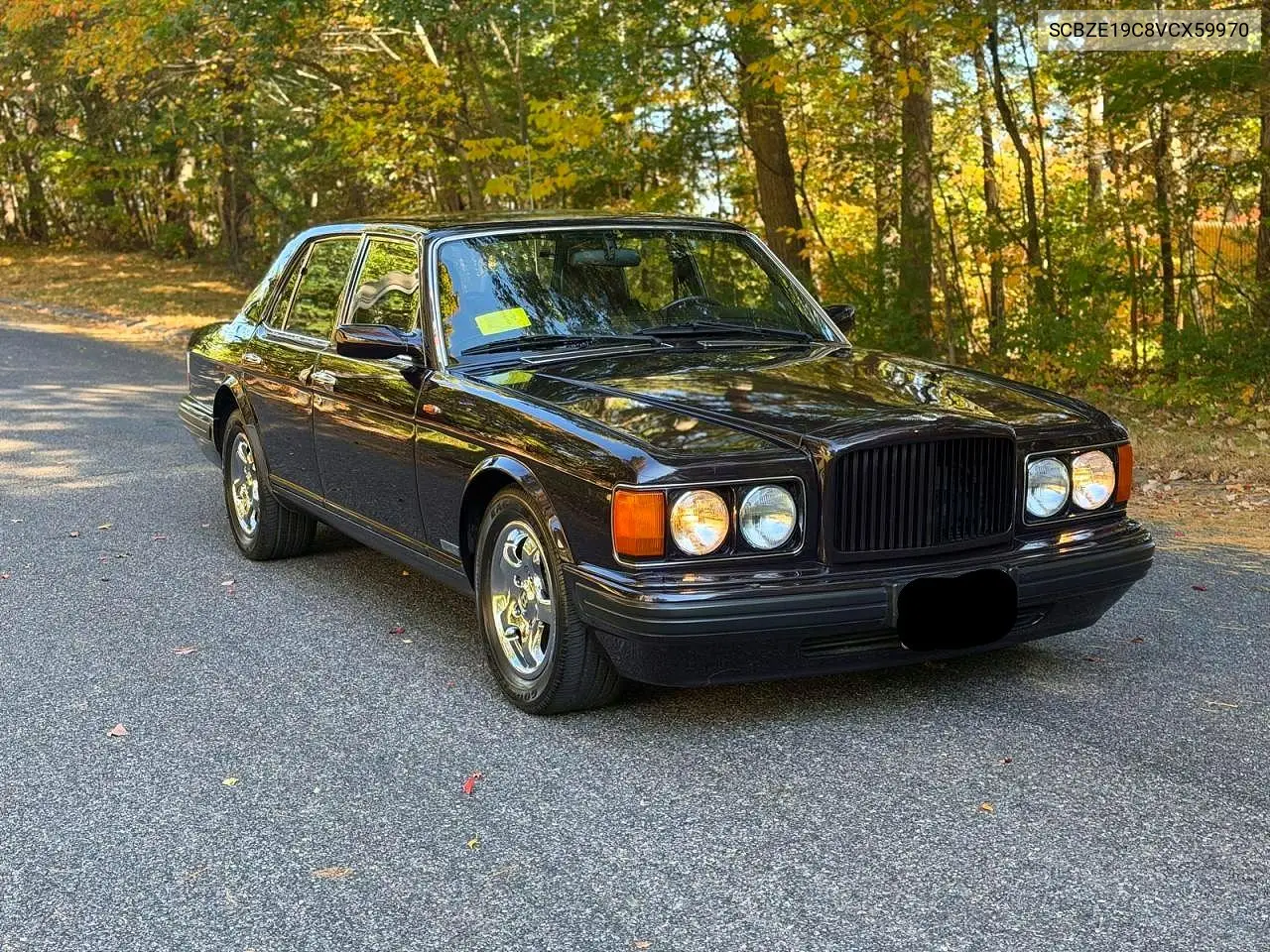 1997 Bentley Brooklands VIN SCBZE19C8VCX59970 фото 1