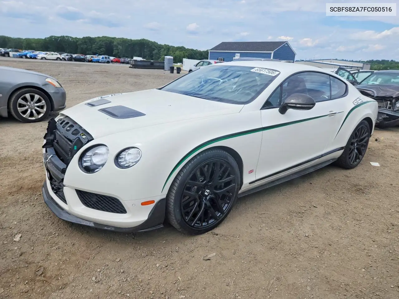 2015 Bentley Continental Gt3 R VIN SCBFS8ZA7FC050516 фото 1