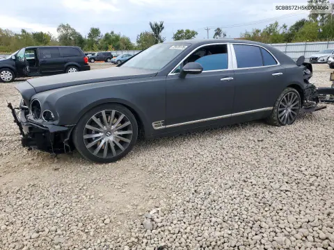 SCBBS7ZH5KC004084 — 2019 Bentley Mulsanne, Задняя часть, фото до ремонта