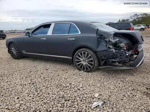 2019 Bentley Mulsanne Speed VIN SCBBS7ZH5KC004084 фото 2