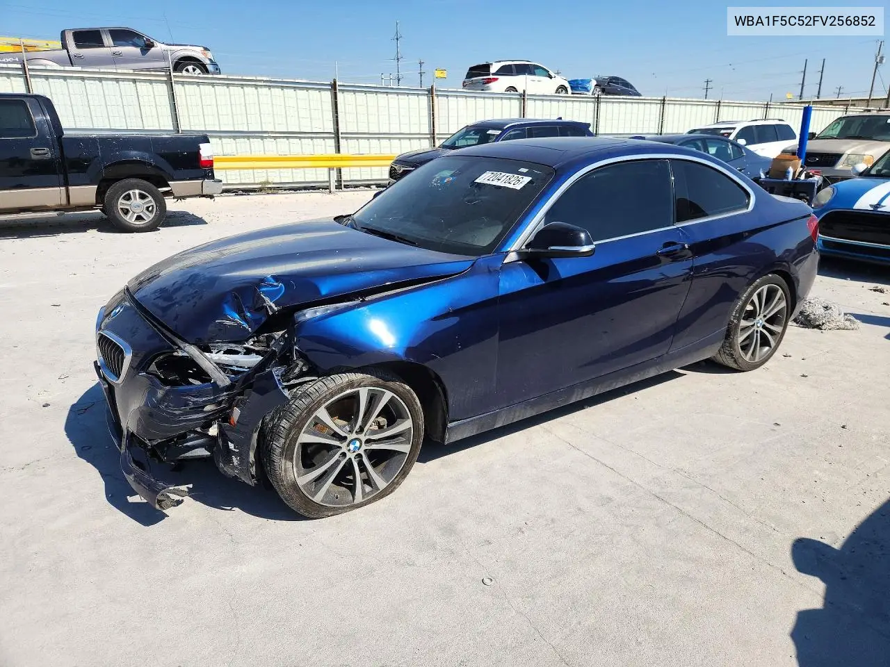 2015 BMW 228 I VIN WBA1F5C52FV256852 фото 1