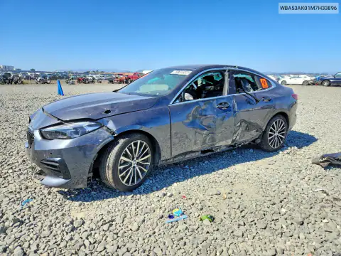 WBA53AK01M7H33896 — 2021 BMW 2ER, ПЕРЕДНЯЯ ЧАСТЬ, фото до ремонта