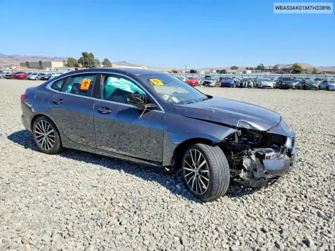 WBA53AK01M7H33896 — 2021 BMW 2ER, foto 4 de Copart 27.10.2026, Parte delantera