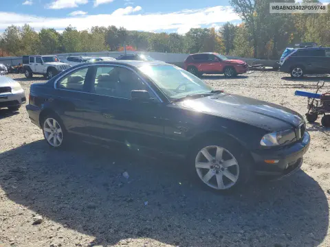 2002 BMW 3 Series 3 VIN WBABN33402PG59748 фото 4