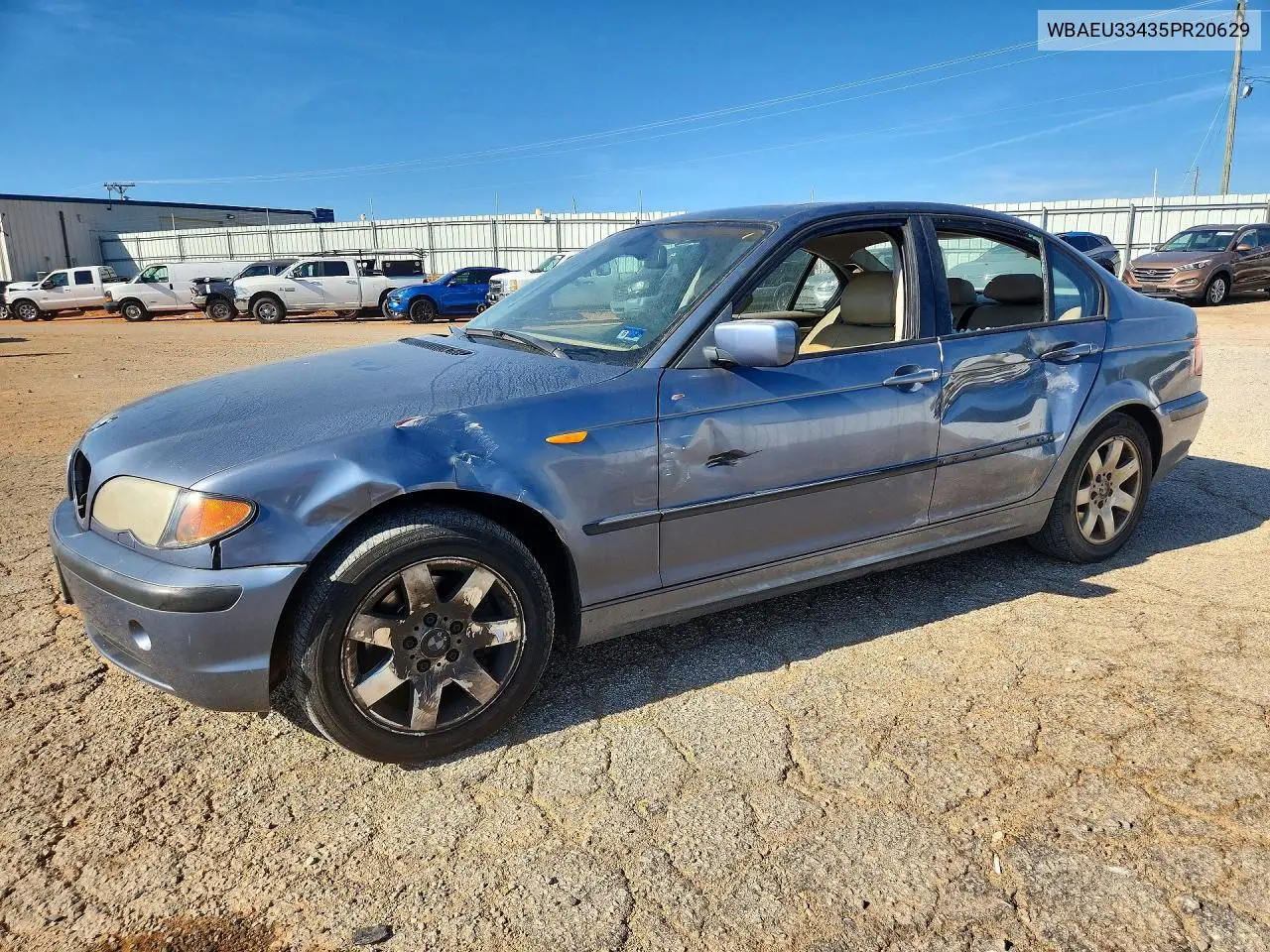 2005 BMW 325 Xi VIN WBAEU33435PR20629 фото 1